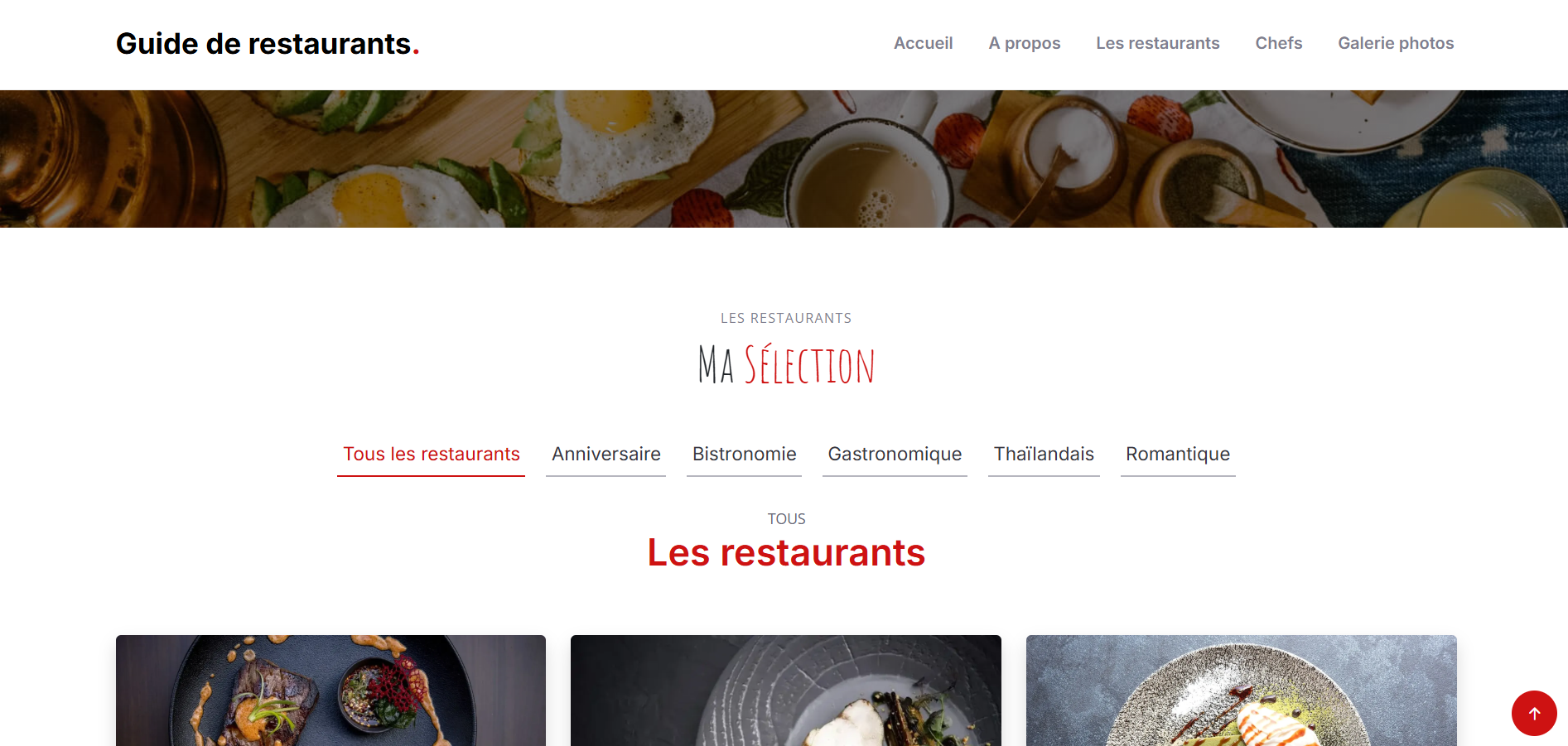 Guide de restaurants